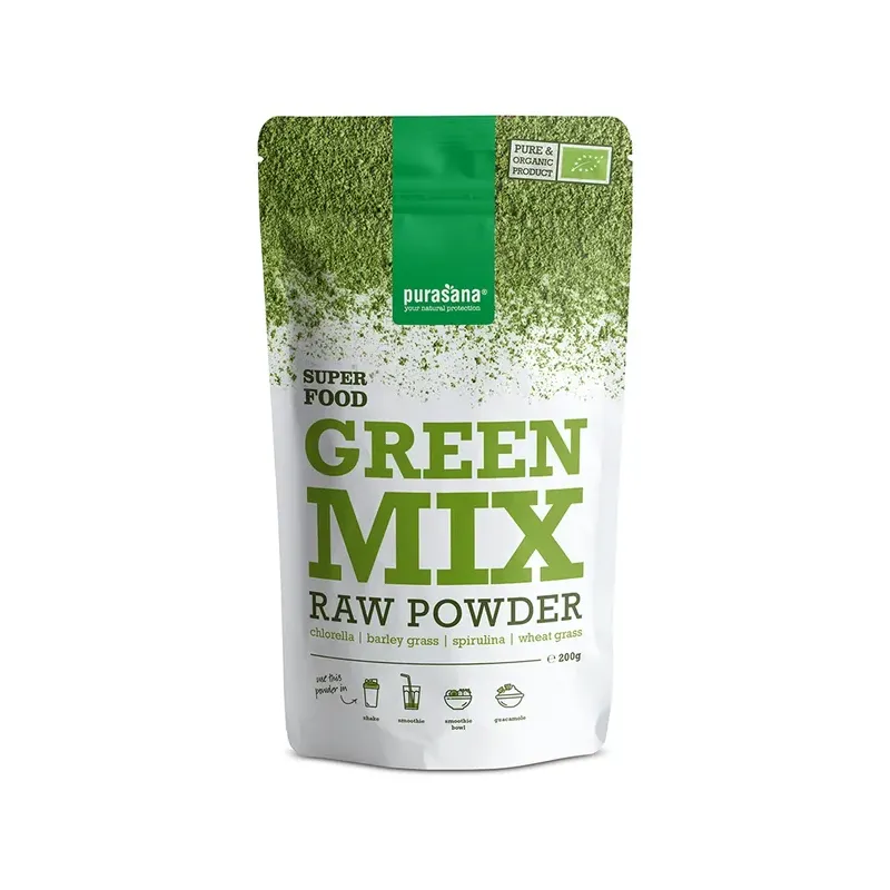 POLVO GREEN MIX 200 G BIO