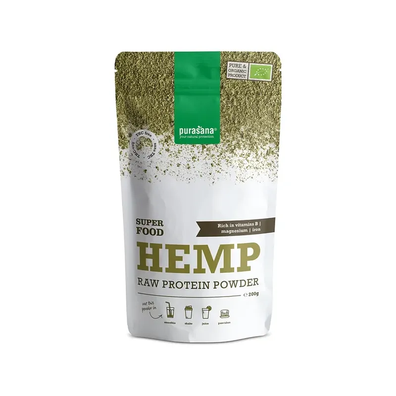 POLVOS PROTEICOS CÁÑAMO, 50 % 200 G BIO