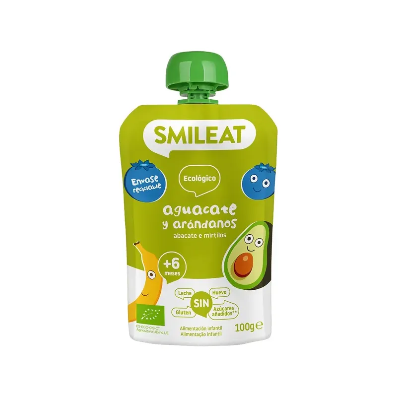 POUCH AGUACATE Y ARÁNDANO 100 G ECO