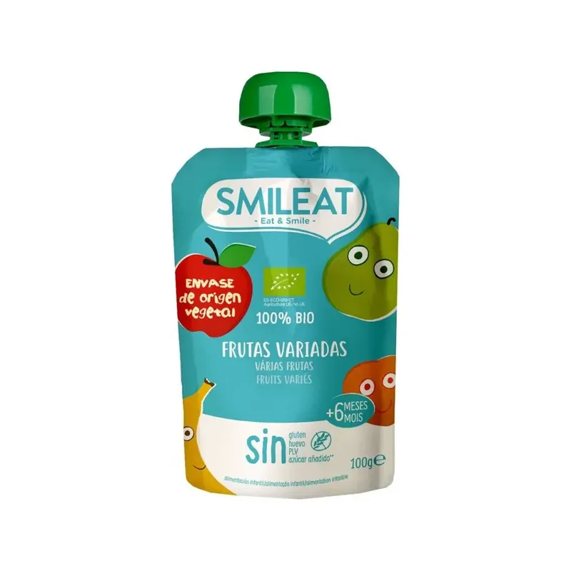POUCH DE FRUTAS VARIADAS 100GR ECO Disponible en caja de 10 unds.