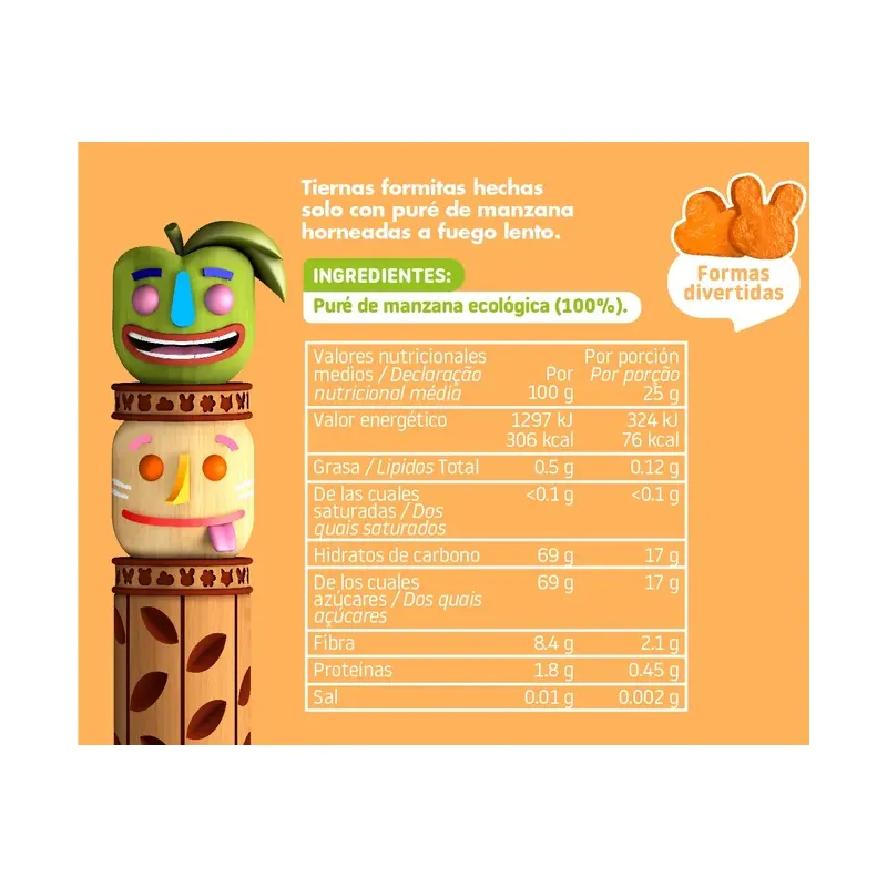 SMINOLAS MANZANA ECO 25 G SMILEAT
