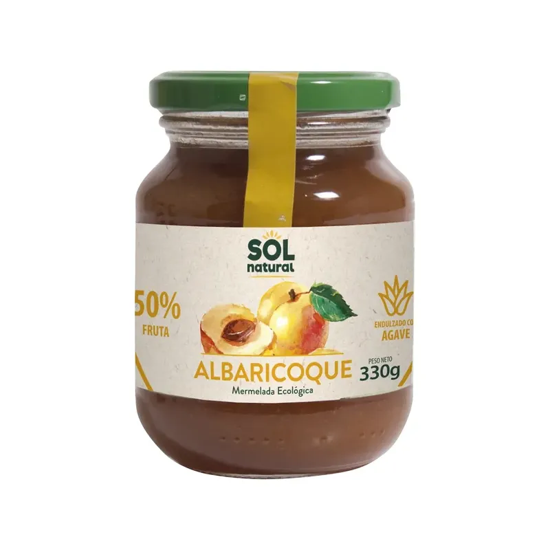 ALBARICOQUE CON AGAVE BIO 330 G