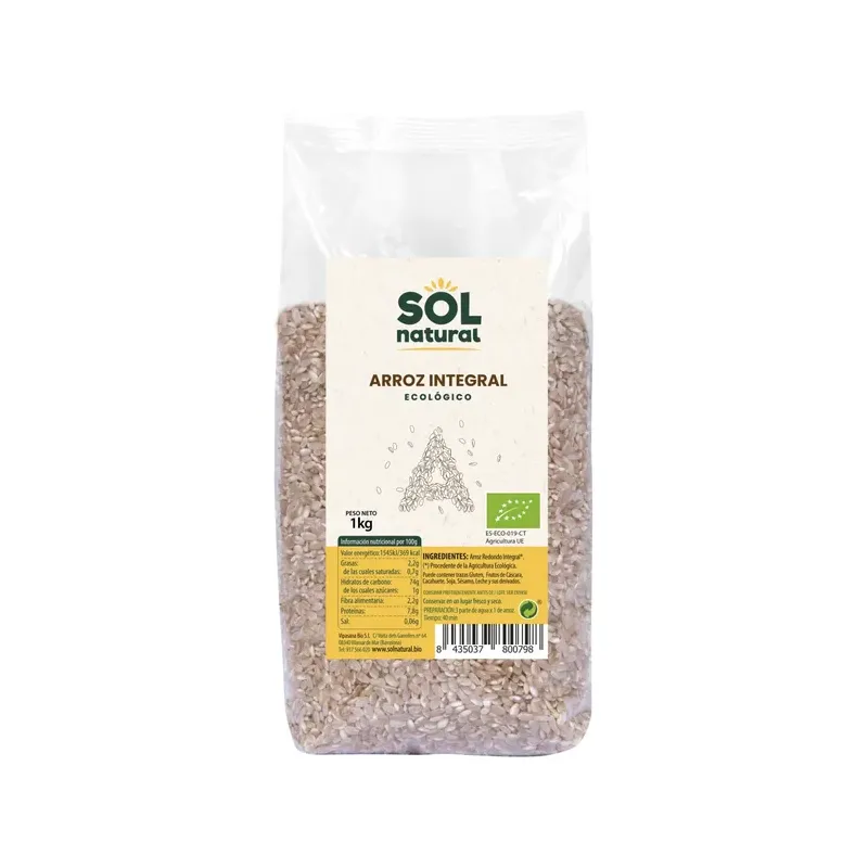 ARROZ REDONDO INTEGRAL BIO 1 KG