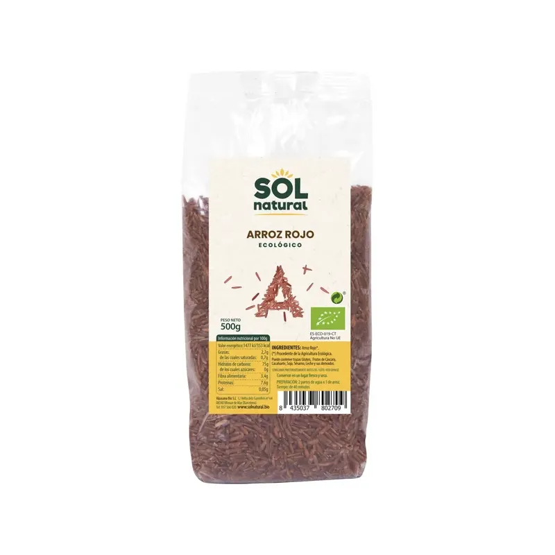 ARROZ ROJO BIO 500 G
