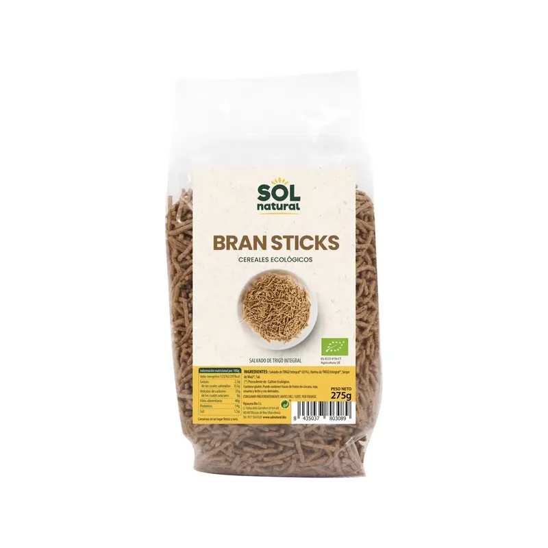 BRAN STICKS CON SALVADO BIO 275 G