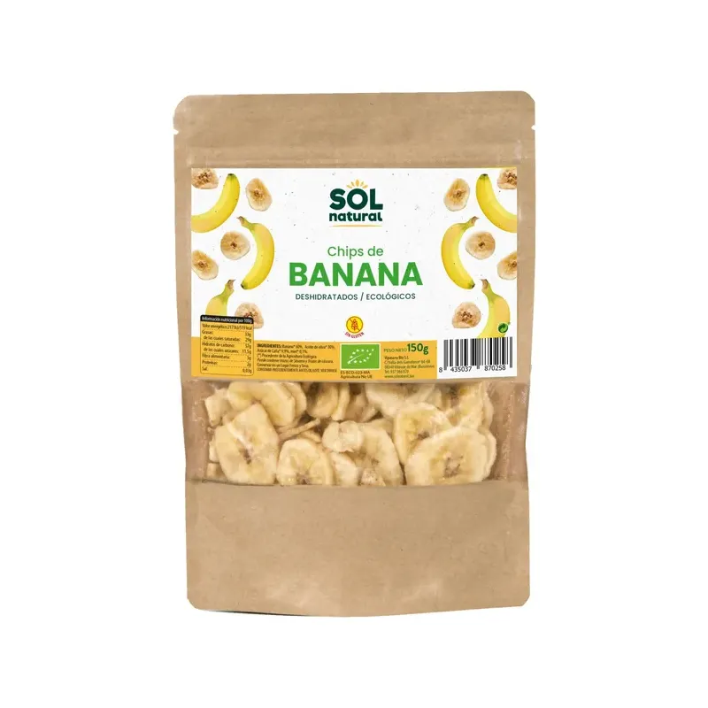 CHIPS DE BANANA BIO 150 G