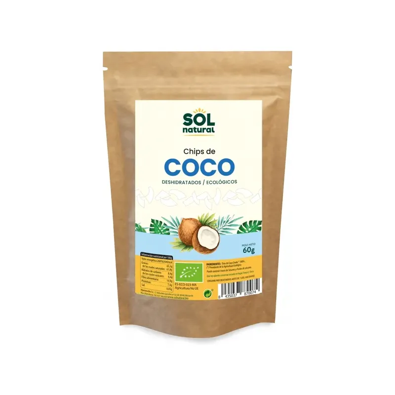 CHIPS DE COCO BIO SRI LANKA 60 G