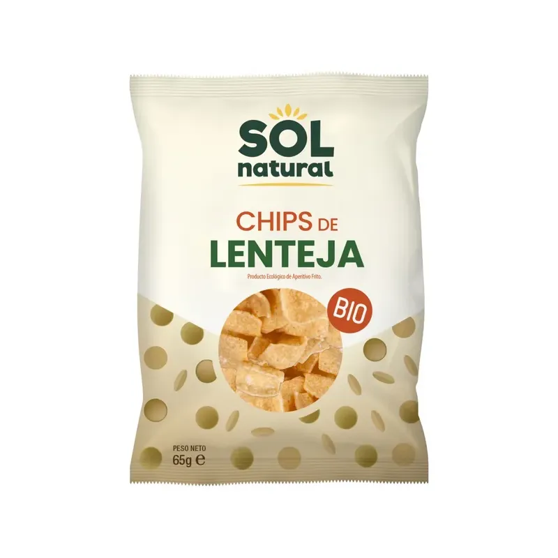 CHIPS DE LENTEJA BIO 65 G