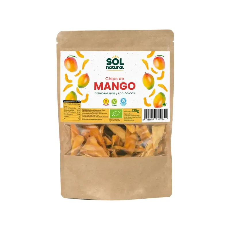 CHIPS DE MANGO BIO 125 G
