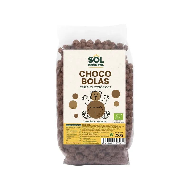 CHOCO BOLAS CHOCOLATE BIO 250 G