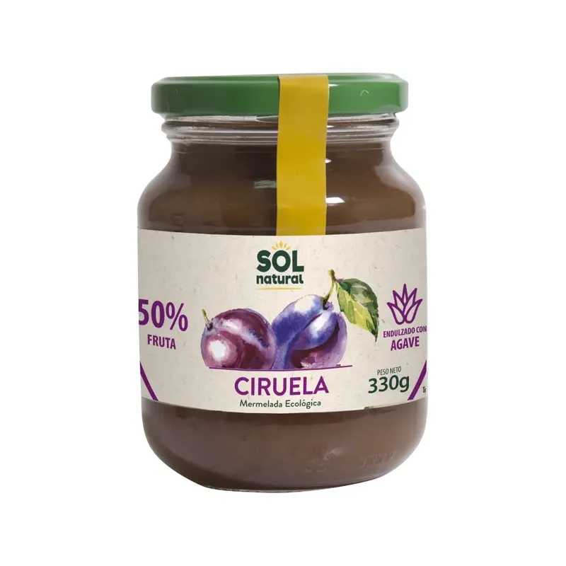 CIRUELA CON AGAVE BIO 330 G