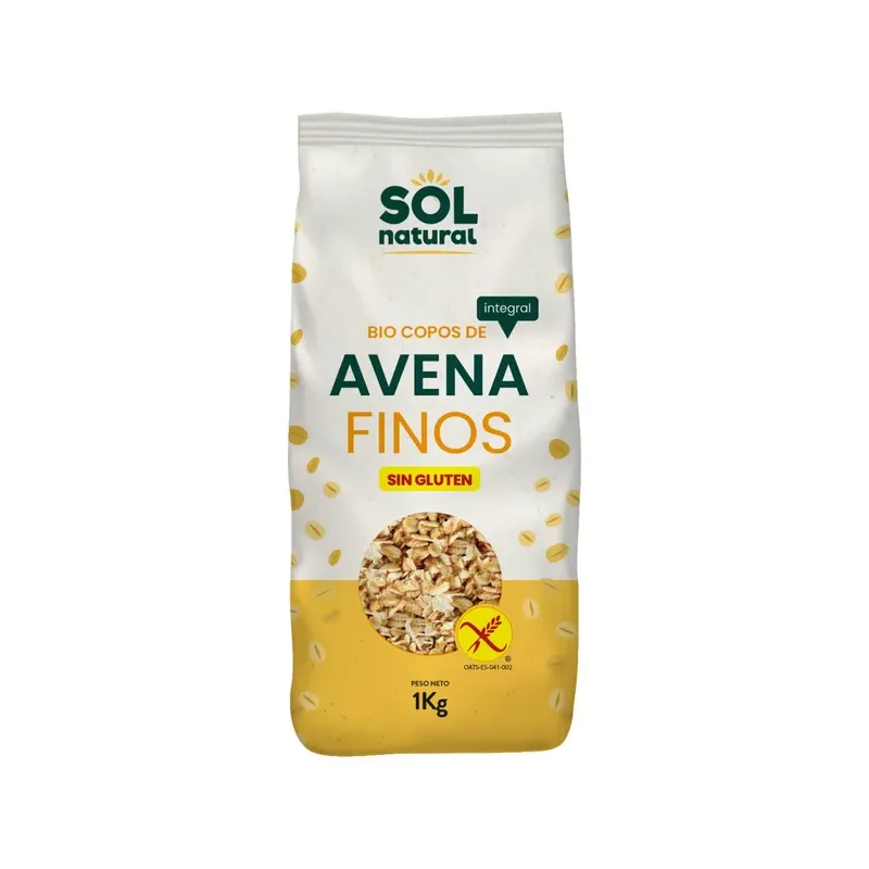 COPOS AVENA FINOS S/GLUTEN FAMILIAR BIO 1 Kg