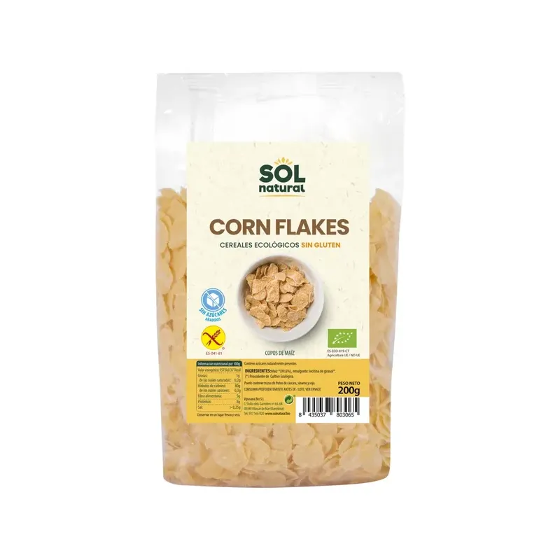 CORN FLAKES SIN GLUTEN BIO 200 G