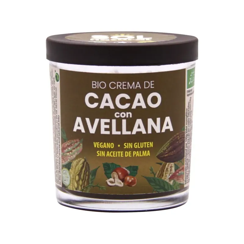 CREMA DE CACAO CON AVELLANA BIO 200 g