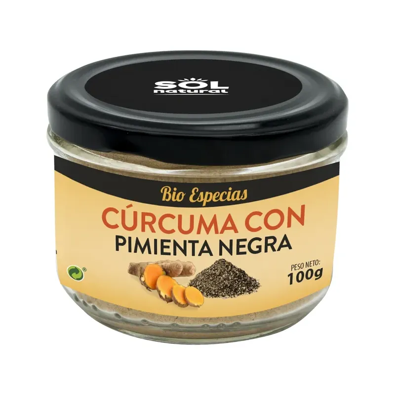 CÚRCUMA CON PIMIENTA NEGRA BIO100G