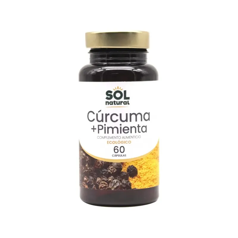 CÚRCUMA+PIMIENTA NEGRA 60 CÁPSULAS BIO 34,5 g