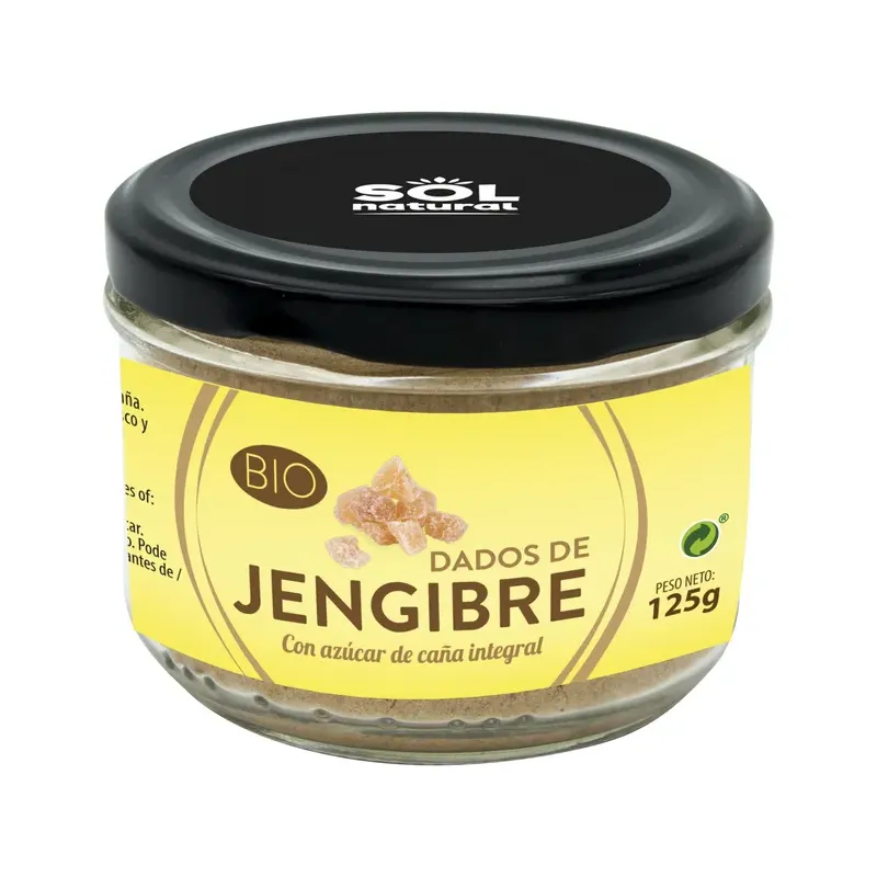 DADOS DE JENGIBRE BIO 125 G