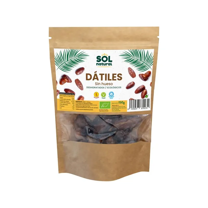 DÁTILES SIN HUESO BIO 150 G
