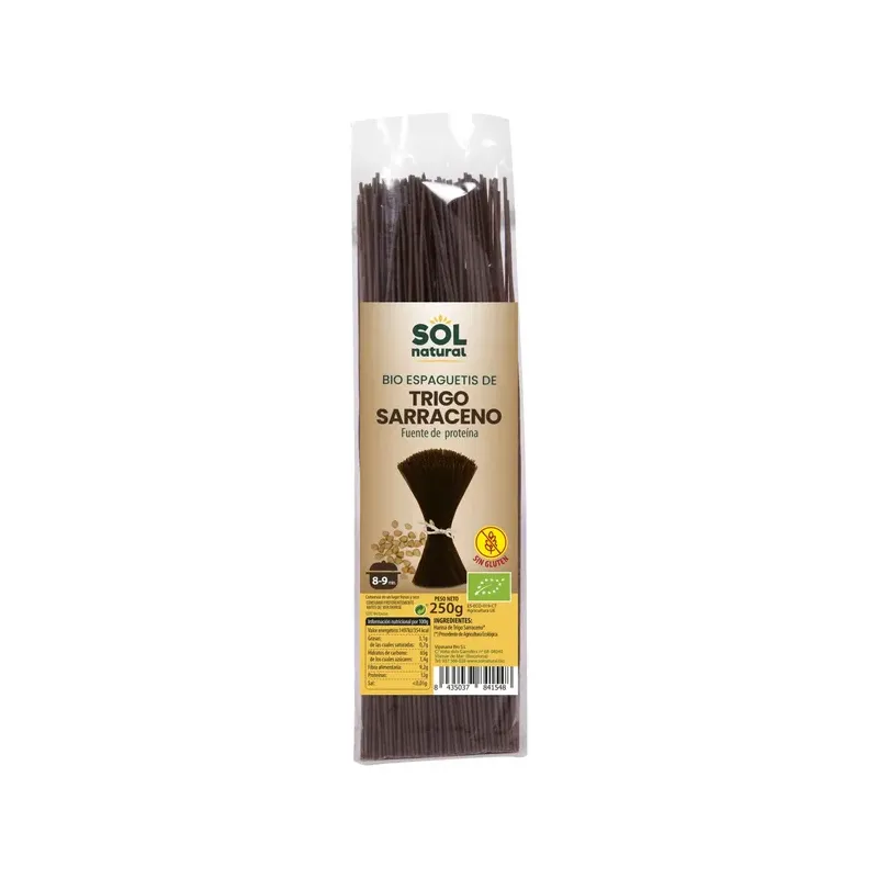 ESPAGUETI DE TRIGO SARRACENO SIN GLUTEN BIO 250 g