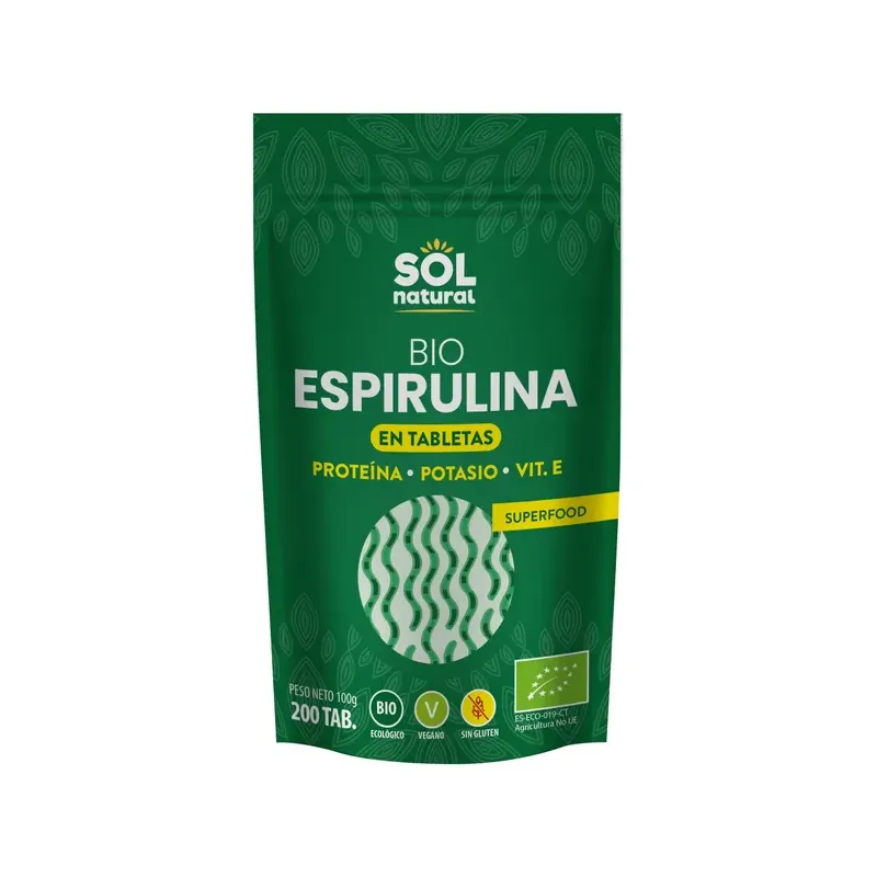 ESPIRULINA EN TABLETAS BIO 200 Tabletas