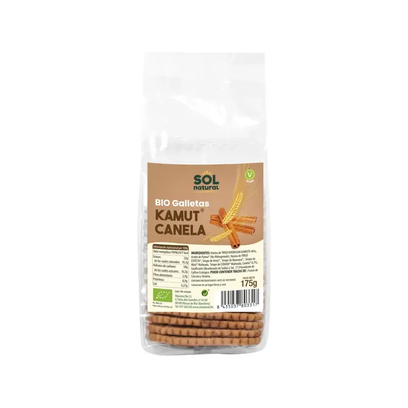 GALLETAS DE KAMUT® CON CANELA BIO 175 g