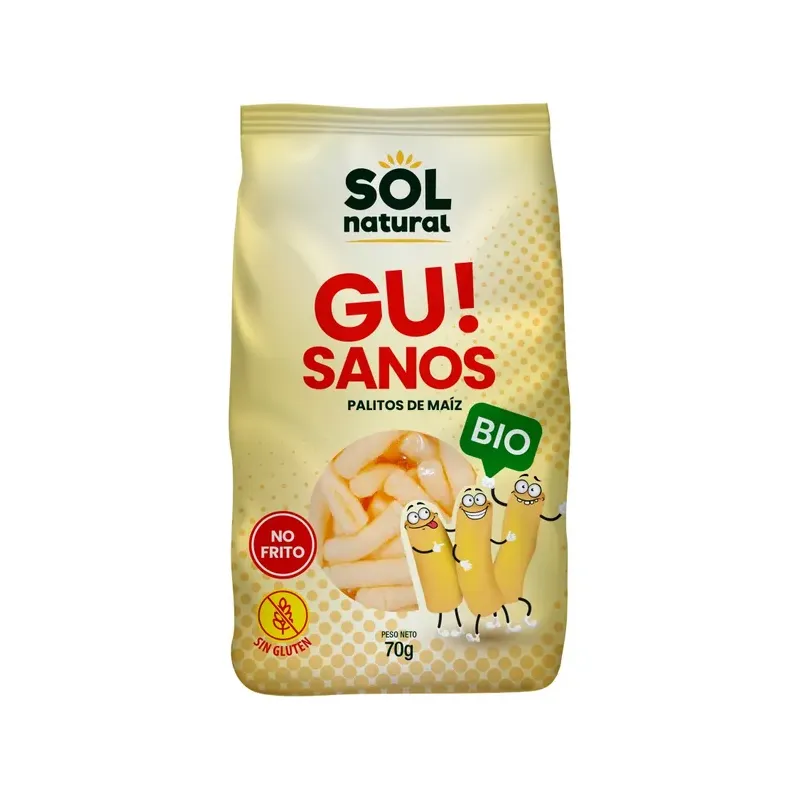 GUSANITOS GU SANOS! DE MAÍZ GIGANTE BIO 70 g