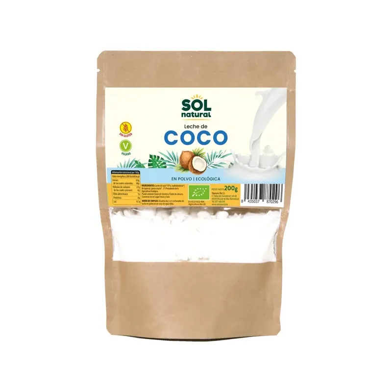 LECHE DE COCO EN POLVO BIO 200 G