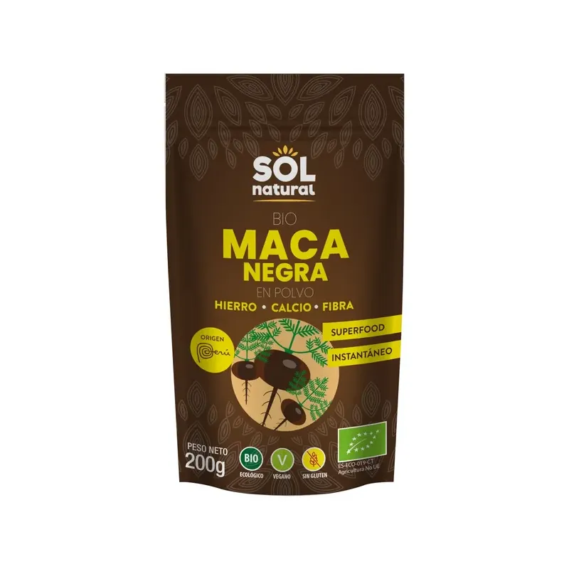 MACA NEGRA EN POLVO BIO 200 G