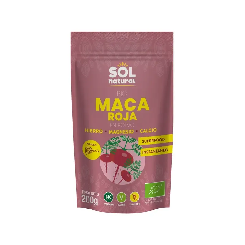 MACA ROJA EN POLVO BIO 200 G
