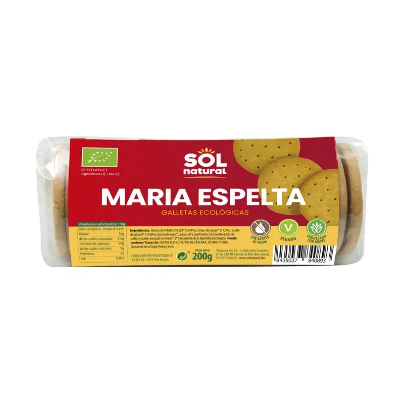 MARÍAS DE ESPELTA BIO 200 G
