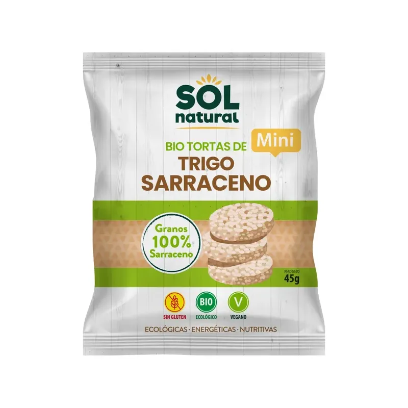 MINI TORTITAS DE TRIGO SARRACENO BIO 45 g