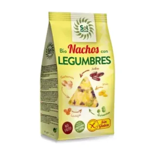 NACHOS CON LEGUMBRES SIN GLUTEN BIO 80 g