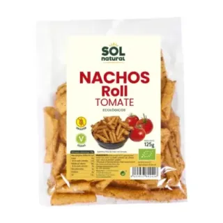NACHOS ROLL MAÍZ TOMATE SIN GLUTEN BIO 125 g