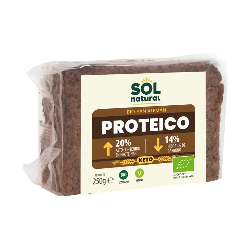 PAN ALEMÁN PROTEICO KETO BIO 250 G