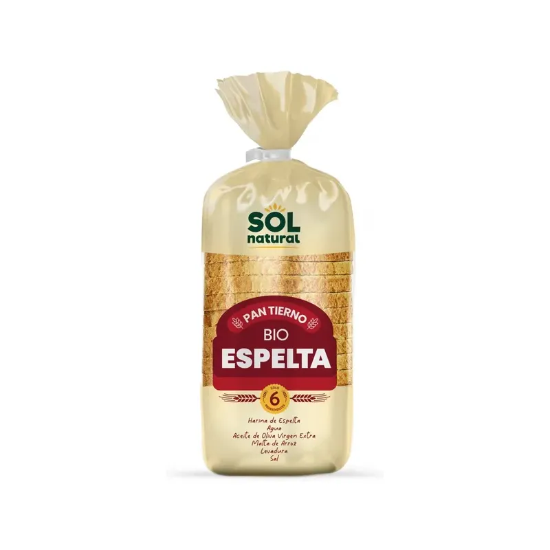 PAN TIERNO DE ESPELTA BIO 400 G