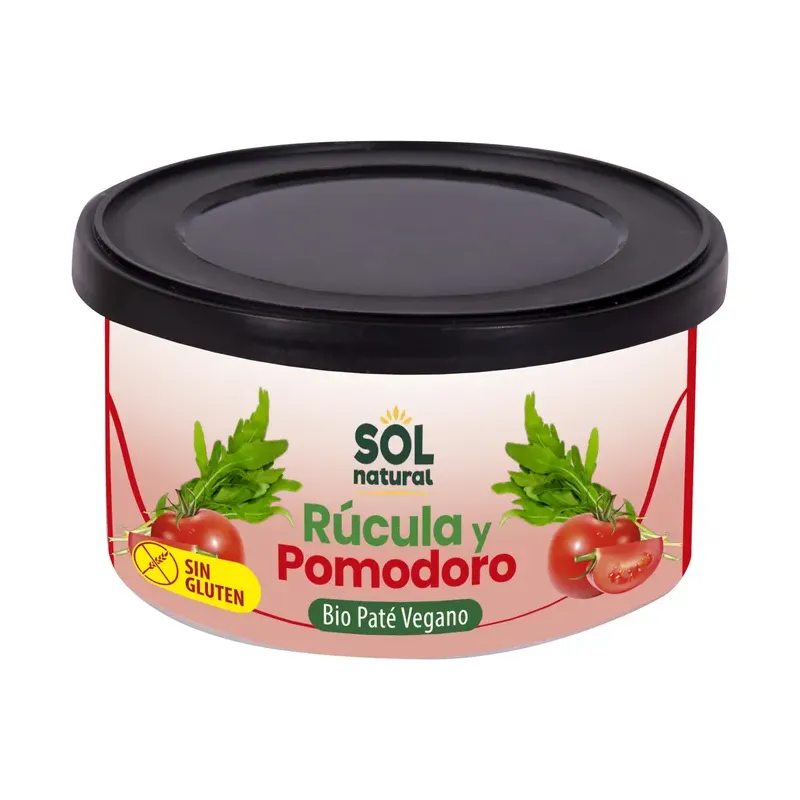 PATÉ RÚCULA Y POMODORO BIO 125 G