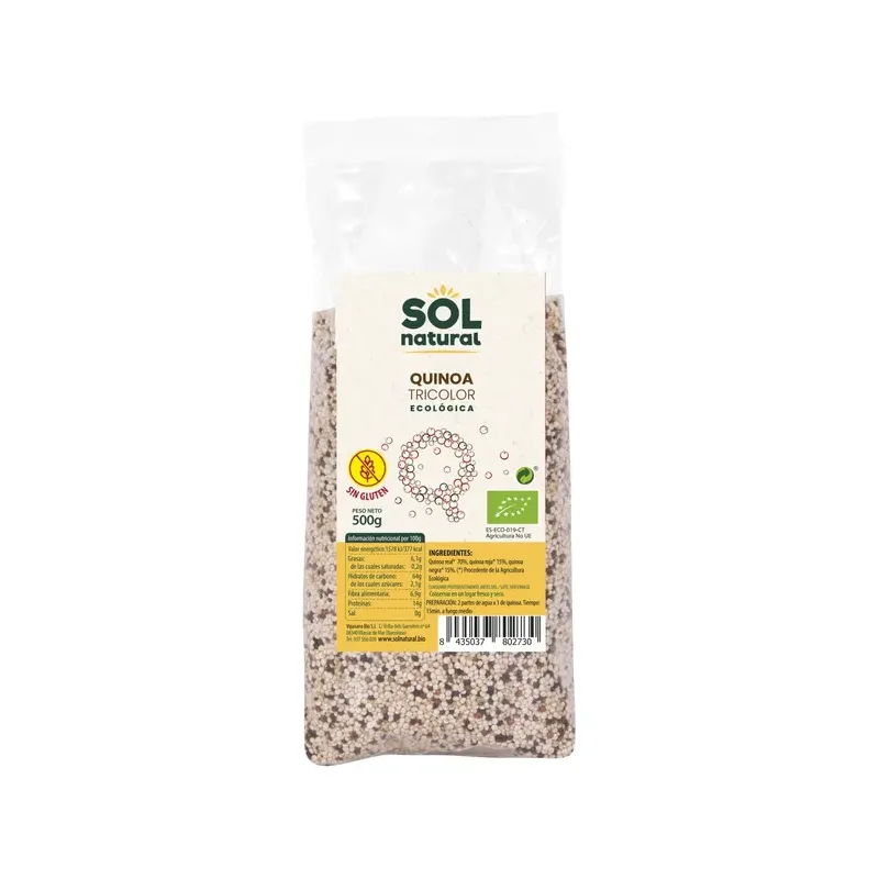 QUINOA REAL TRICOLOR SIN GLUTEN BI 500 g
