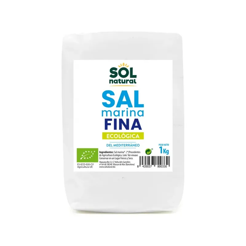 SAL FINA DEL MEDITERRÁNEO BIO 1 KG