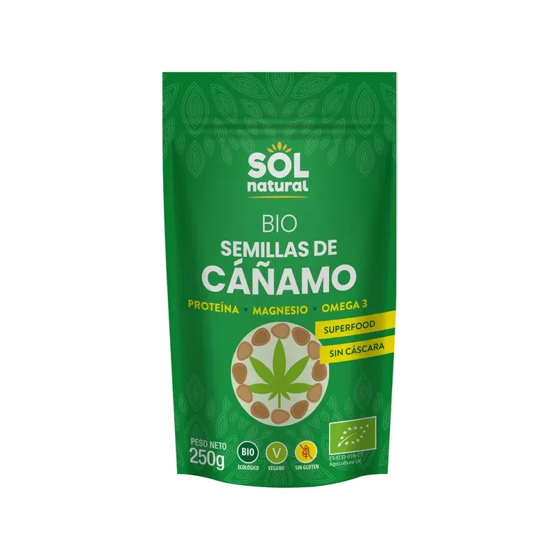 SEMILLAS DE CÁÑAMO BIO 250 G