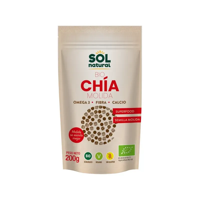 SEMILLAS DE CHÍA MOLIDAS BIO 200 G