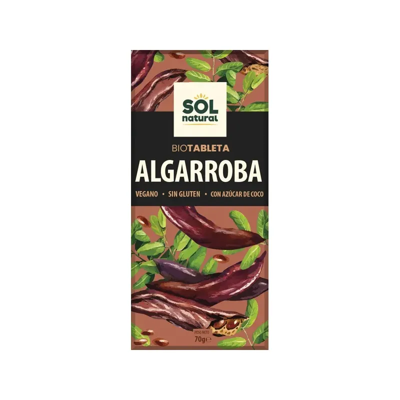 TABLETA ALGARROBA BIO 70 G