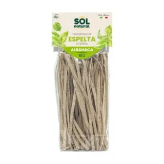 TAGLIATELLE DE ESPELTA INTEGRAL CON ALBAHACA BIO 250 g