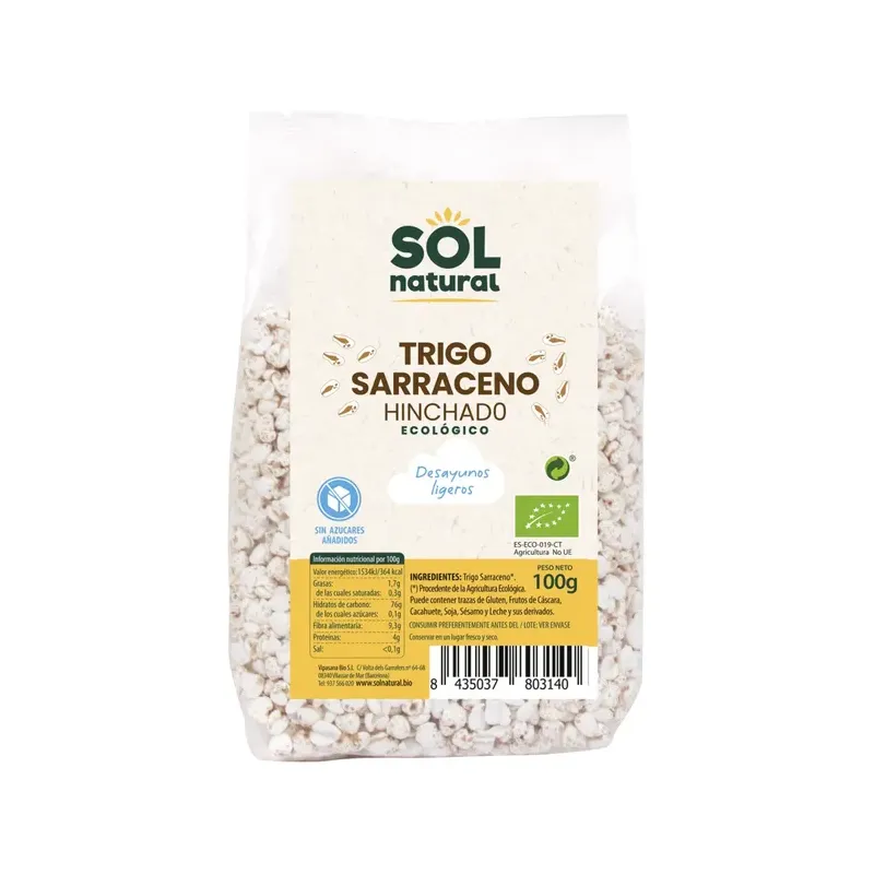 TRIGO SARRACENO HINCHADO BIO 100 G