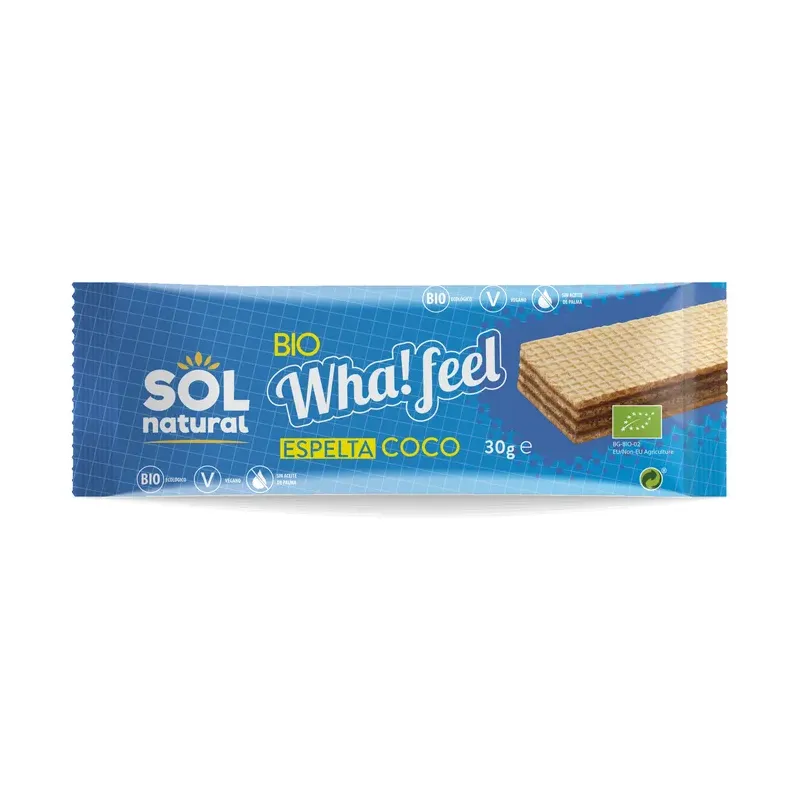 WHA! FEEL SNACK ESPELTA Y COCO BIO 20 x 30 g