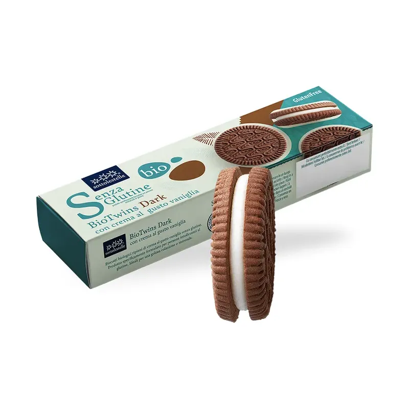 GALLETA BIOTWINS DARK VAINILLA S/G SOTTO 125G