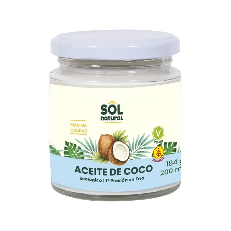 ACEITE DE COCO VIRGEN EXTRA PEQUEÑO BIO 200 ml