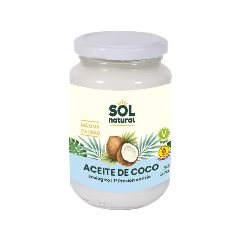 ACEITE DE COCO VIRGEN EXTRA MEDIANO BIO 370 ml