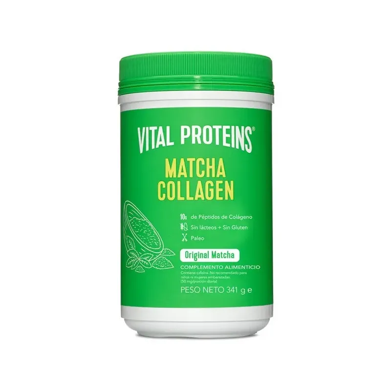 PÉPTIDOS DE COLÁGENO C/ MATCHA 341gr VITAL PROTEINS
