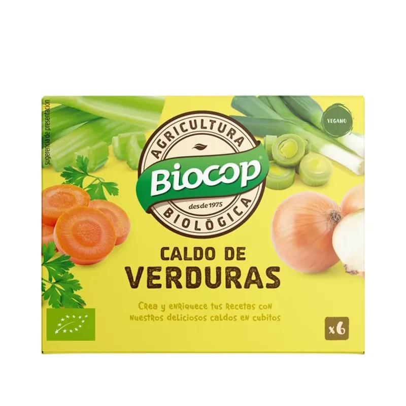 CALDO VERDURAS CUBITOS BIOCOP 6 X 1