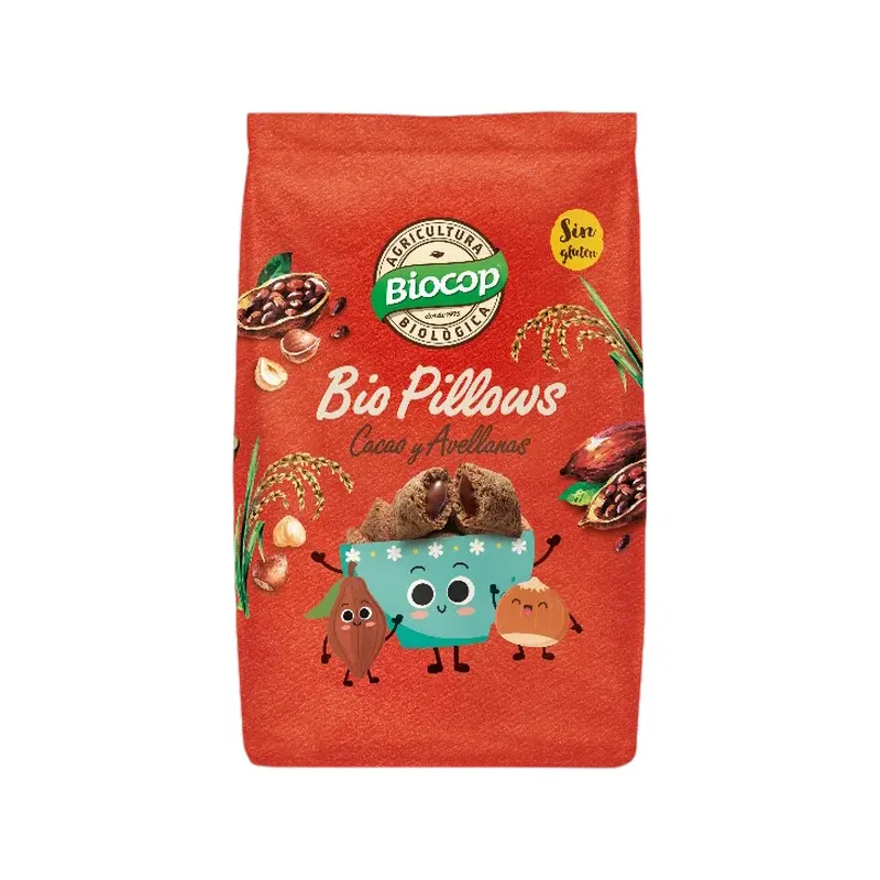 BIOPILLOWS CHOCO AVELLANAS S/G BIOC